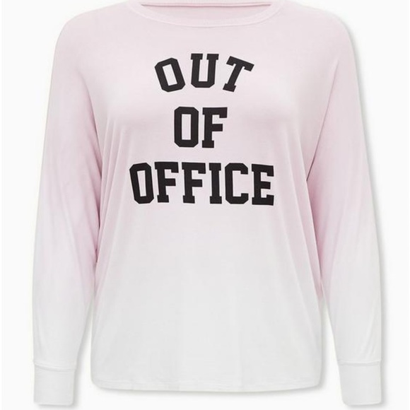 NWT Torrid Super Soft Out of Office Dolman Long Sleeve Tee 3 - Picture 2 of 6
